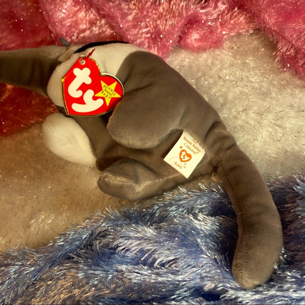 🎁4/$25🎁 *Ants Beanie Baby Anteater - Picture 8 of 9